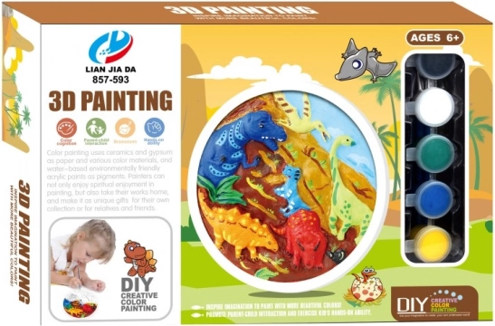 Komplet za 3D slikanje – dinozavri