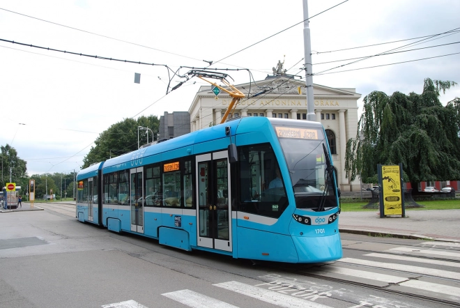 Kovinska sodobna tramvaj DPO Ostrava 23 cm