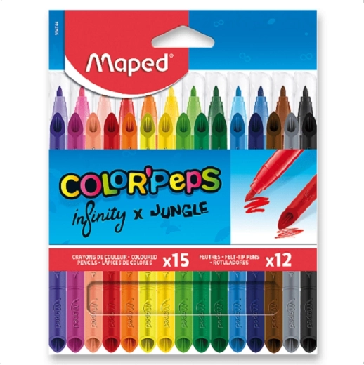 Barvice Maped Color'Peps Infinity in flomastri Color'Peps Jungle