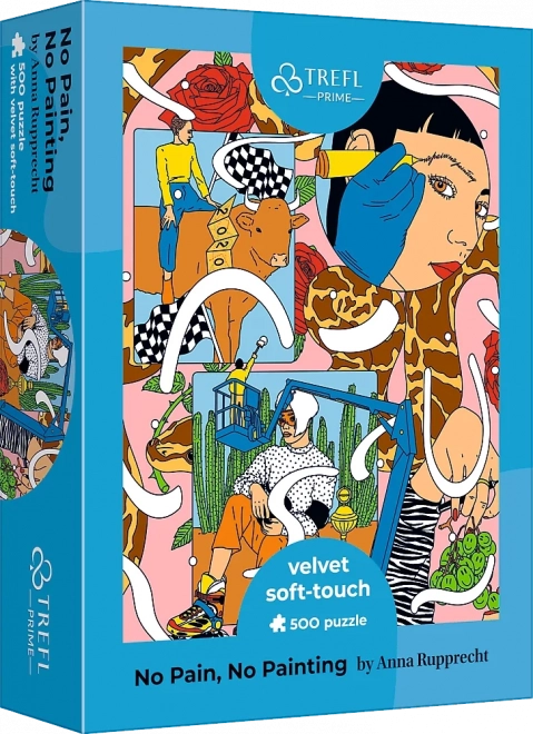 Trefl puzzle Velvet Soft Touch UFT 500 kosov – brez bolečin, brez slikanja