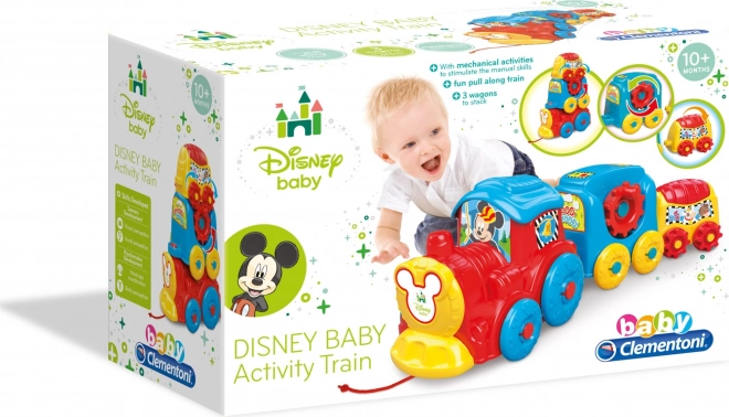 CLEMENTONI BABY Disney Interaktivni zložljiv vlakec