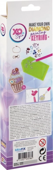 diamantno slikanje obesek cupcake