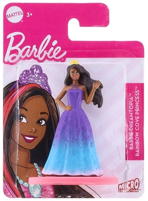 Mini punčka Mattel Barbie Mavrična princesa