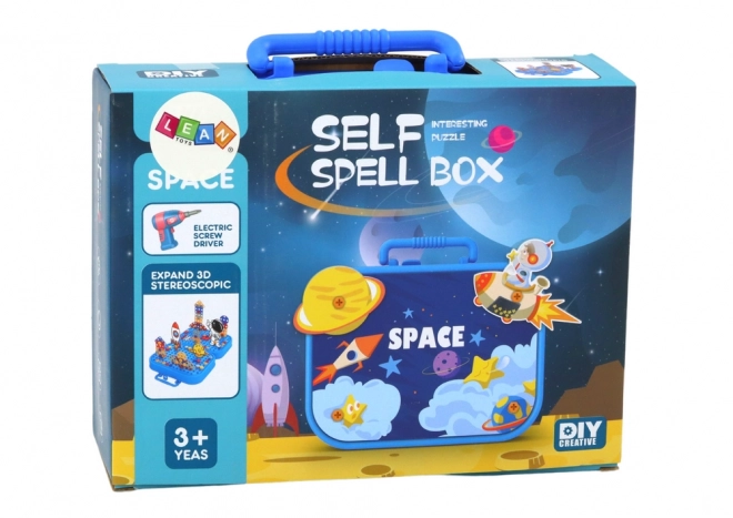 Set za sestavljanje Kosmos s kovčkom in vrtalnikom 228 delov