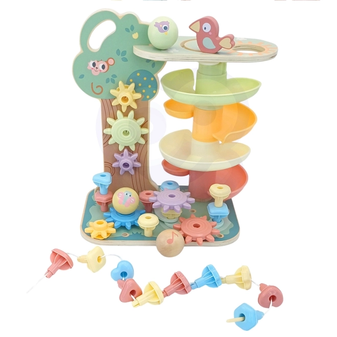 Woopie Green - Aktivno Drevo Montessori 4v1 FSC