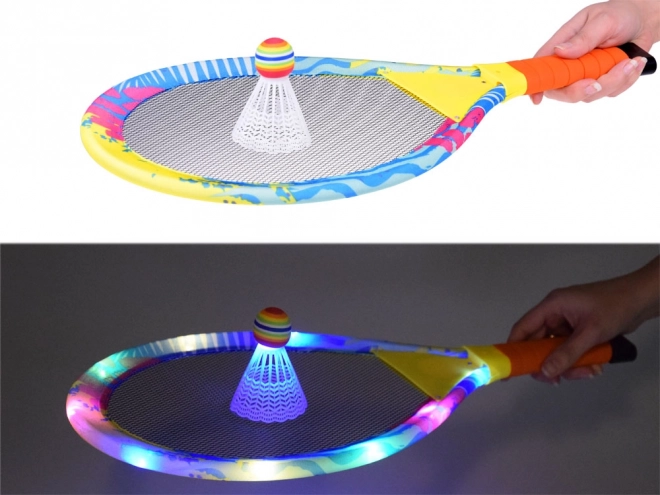Svetlobne badminton loparji za zabavo