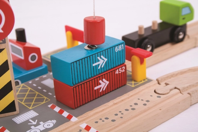 Bigjigs Rail Kontejnersko prekladišče