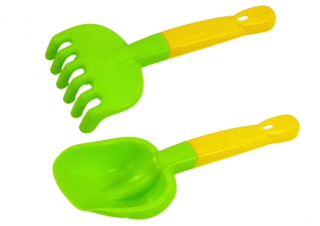 Set peščenih igrač z vedrom, sitom in modelčki, 8 delov