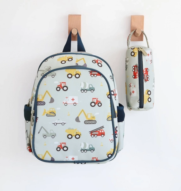 A Little Lovely Company Etui za barvice – Vozila