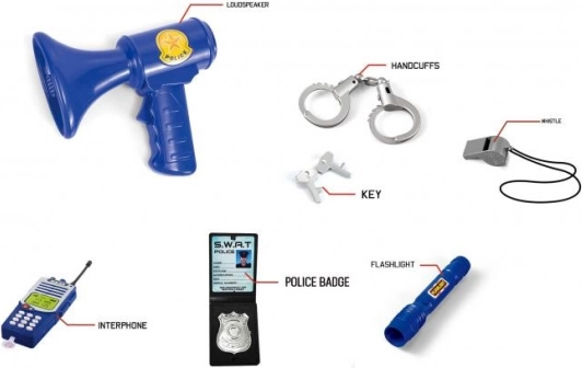Policijski kovček za otroke PLEJO