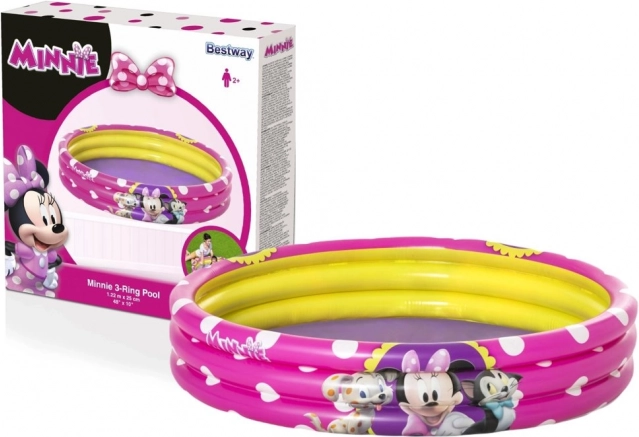 Napenljiv otroški bazen Minnie Mouse 122 x 25 cm Bestway 91079