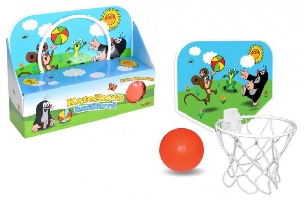 Košarkarski set Krtek 33 x 25 cm