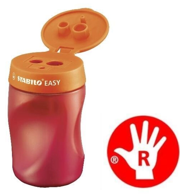 Ergonomski šilček za desničarje STABILO EASYsharpener oranžen