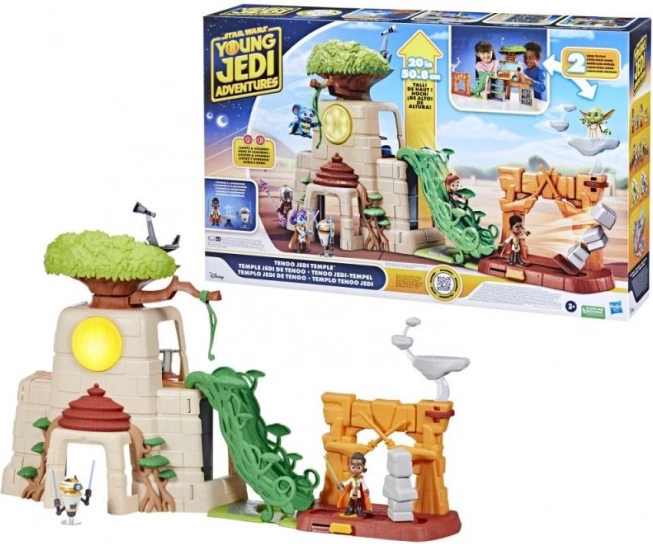 Igralni set STAR WARS Tenoo Jedi Temple – tempelj Jedijev z lučmi in zvoki
