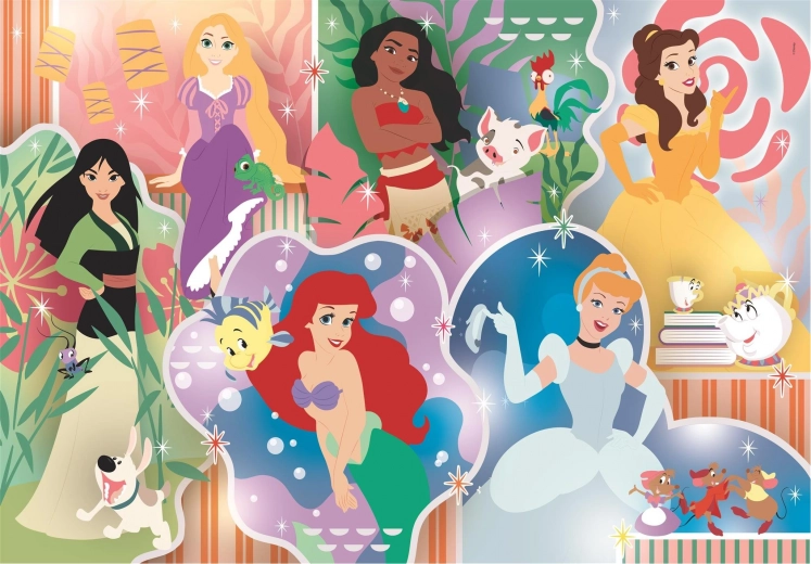 Maxi sestavljanka Disney princeske 24 kosov CLEMENTONI