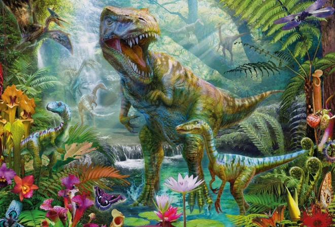Štirje različni motivi dinozavrov