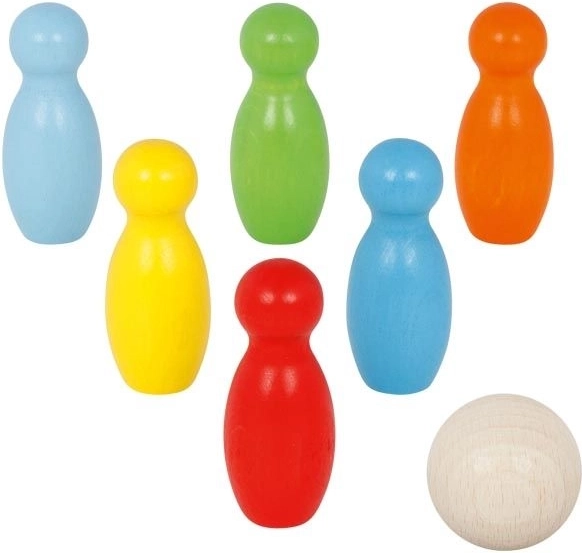Leseni mini keglji GOKI