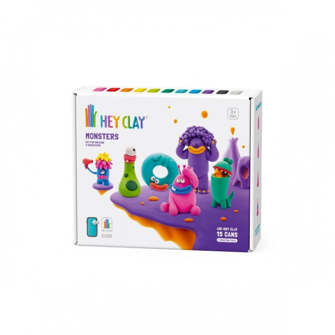 Hej Clay plastični set Pošasti