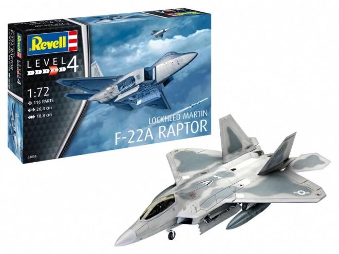 Model gradbenega kompleta Lockheed Martin F-22A Raptor