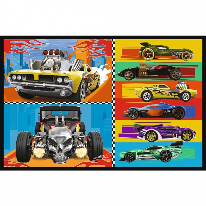Sestavljanka 2x70 Avtomobili Hot Wheels