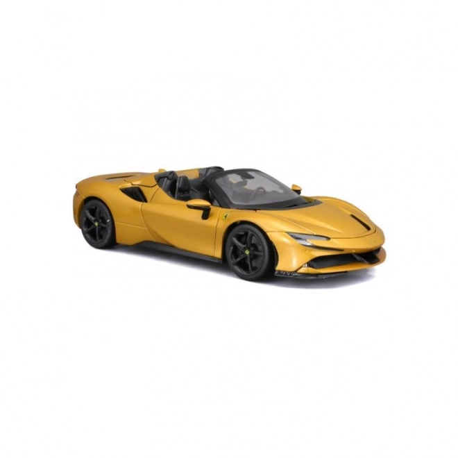 Bburago Ferrari SF90 Spider 1:18 - Rumena