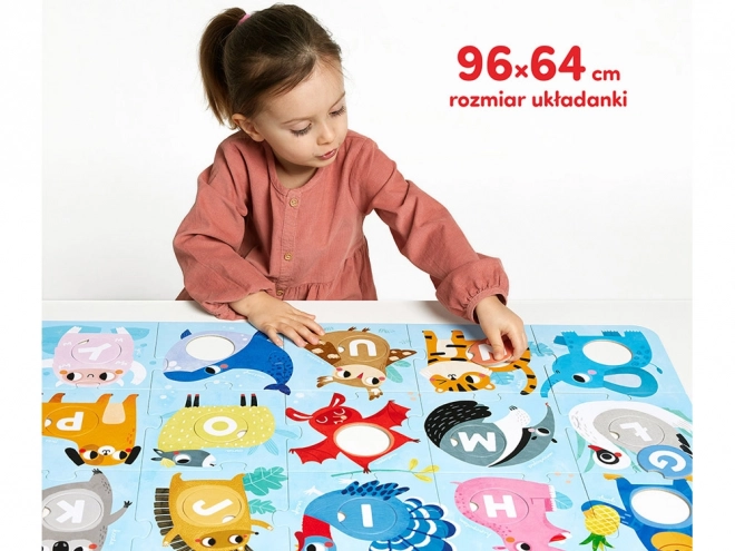 CzuCzu veliki puzzle z luknjo Abeceda