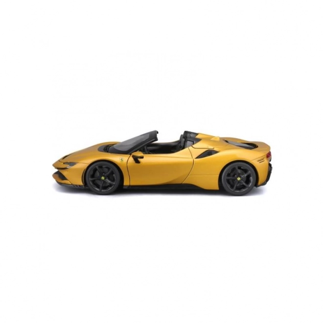 Bburago Ferrari SF90 Spider 1:18 - Rumena