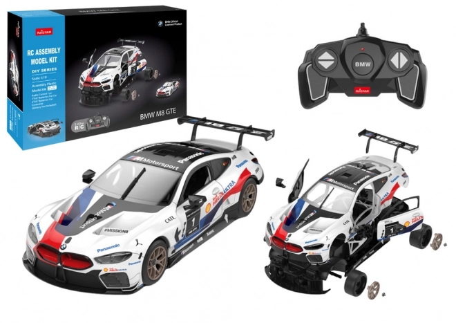 Rastar RC komplet 1:18 BMW M8 GTE bela 66 kosov