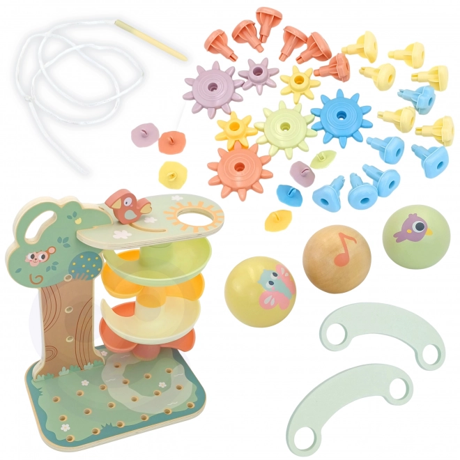 Woopie Green - Aktivno Drevo Montessori 4v1 FSC