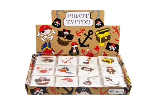 Tetovaže Pirati, 12 kosov