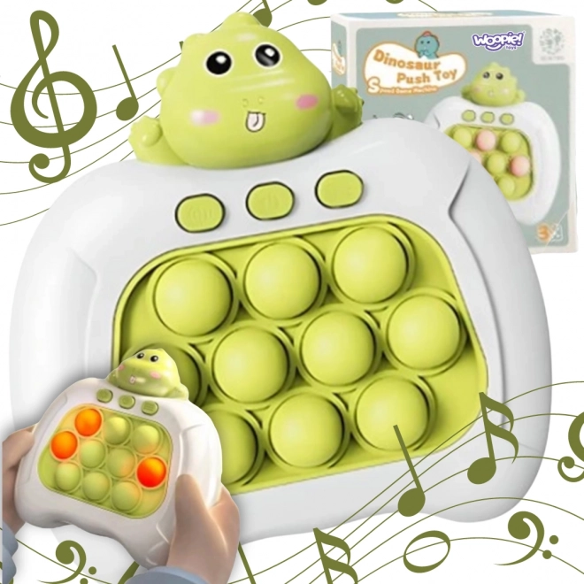 Woopie antistresna igra POP IT Dinozaver zelene