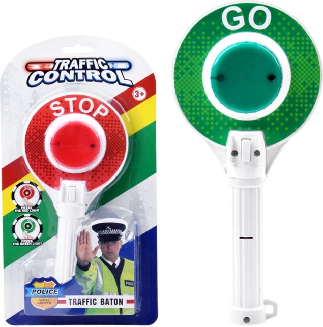 Otroška policijska loparček stop/go za učenje prometnih pravil