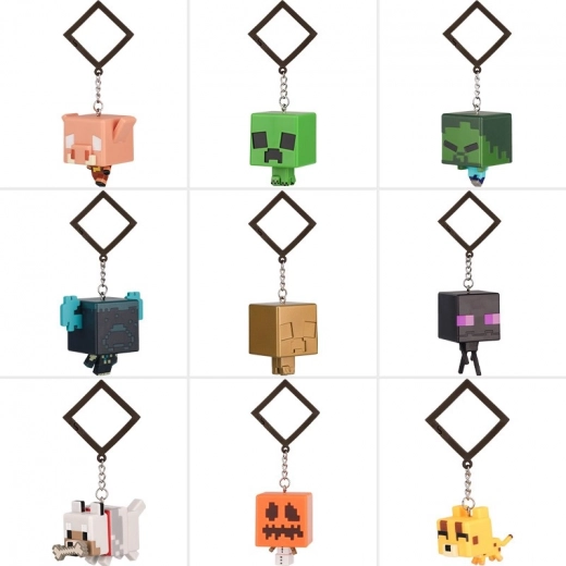 Minecraft obesek s figurico – slepa škatlica