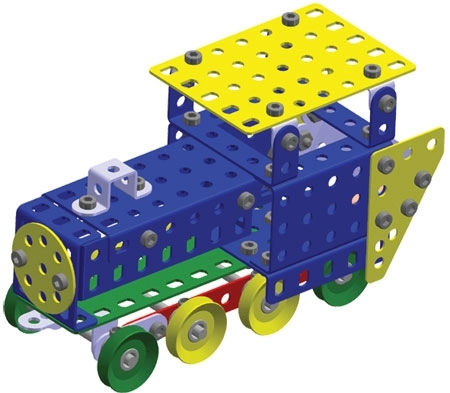 Merkur 031 Železniški modeli - 211 delov