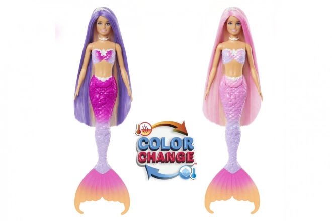 Punčka Barbie Malibu morska deklica, ki spreminja barvo