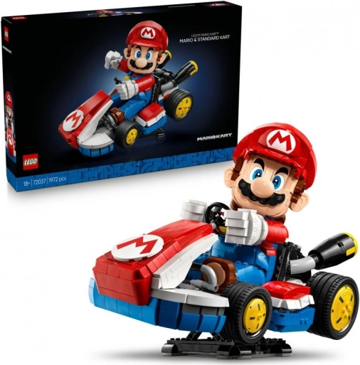 gradbeni set nintendo super mario – mario v standardnem gokartu