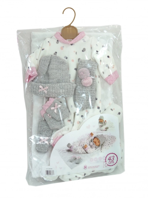 Llorens M843-36 obleček za dojenčka NEW BORN velikosti 43-44 cm