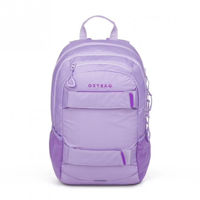 Študentski nahrbtnik in puščica OXY SPORT Violet