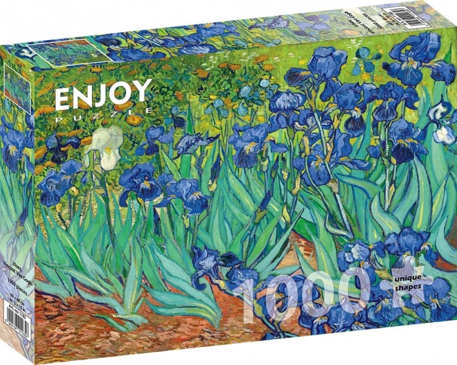 Sestavljanka Irisi od Vincenta van Gogha 1000 kosov