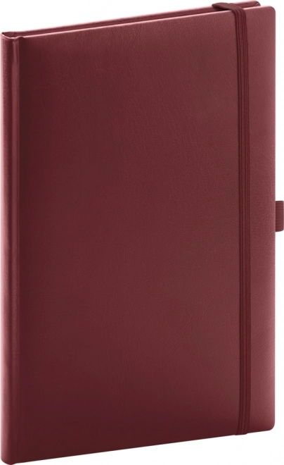 Dnevnik NOTIQUE Balacron pikčast bordo 15 x 21 cm
