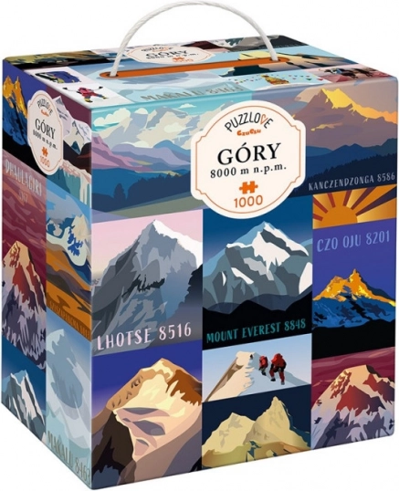 Sestavljanka 1000 kosov Puzzlove - Gore 8000 m n. m.