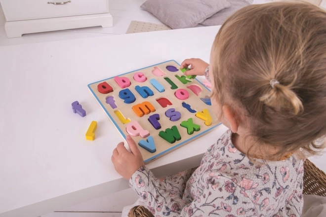 Bigjigs Baby Lesene puzzle Abeceda mala črka