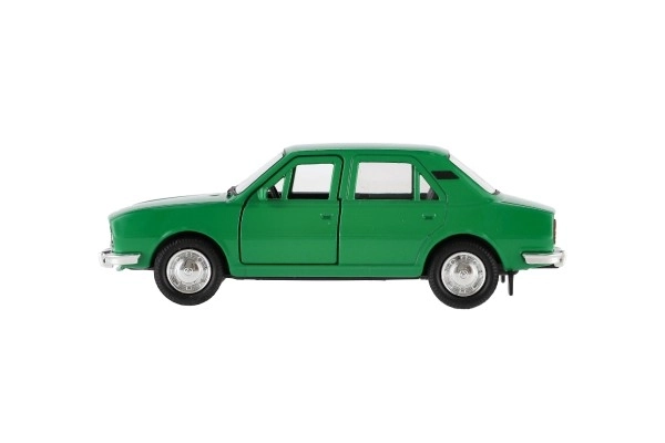 Auto Welly Škoda 105L kov/plast 11cm 1:34-39 na prosti tek 4 barve v škatli 15x7x7cm