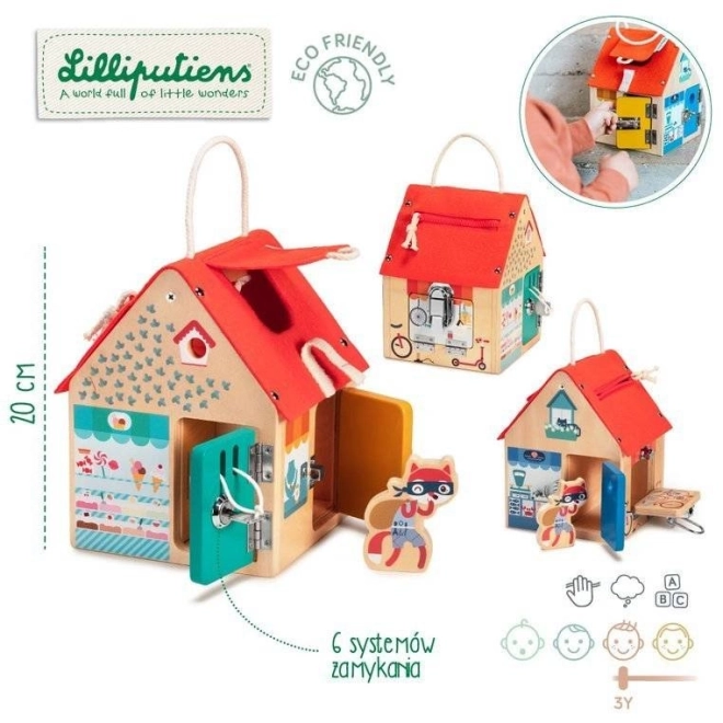 Lilliputiens – lesena hiška z zapahi