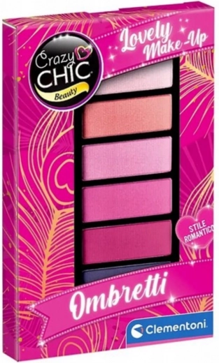 Clementoni Crazy Chic Pink Power paleta senčil za oči