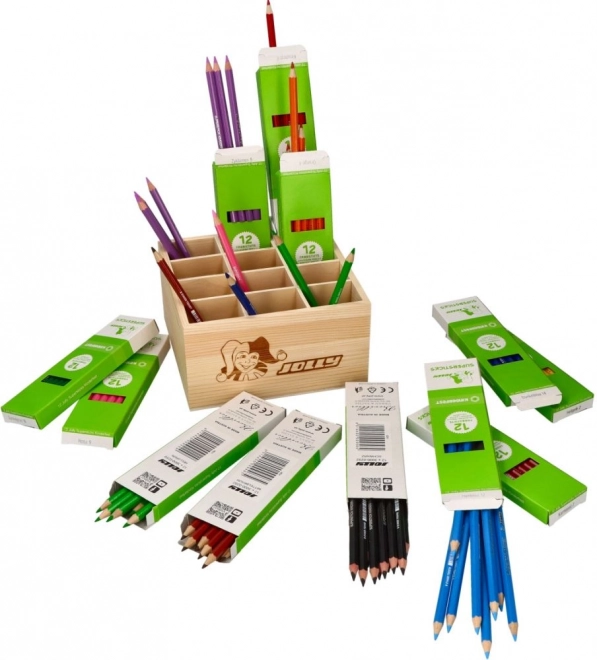 Supersticks Classic Set v Leseni Škatli, 144 kosov