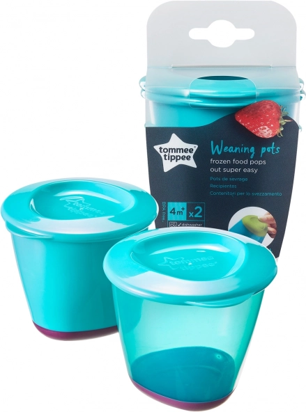 Set barvitih plastičnih posodic