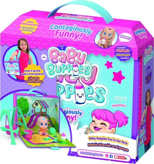 Baby Buppies dojenček igralni komplet s kovčkom