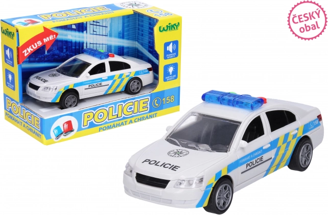 Policijski avto z učinki