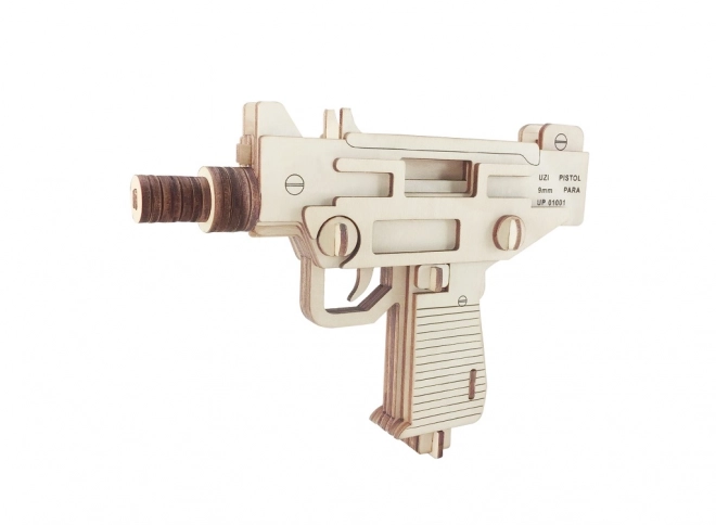 Lesene 3D Puzzle Pištola UZI
